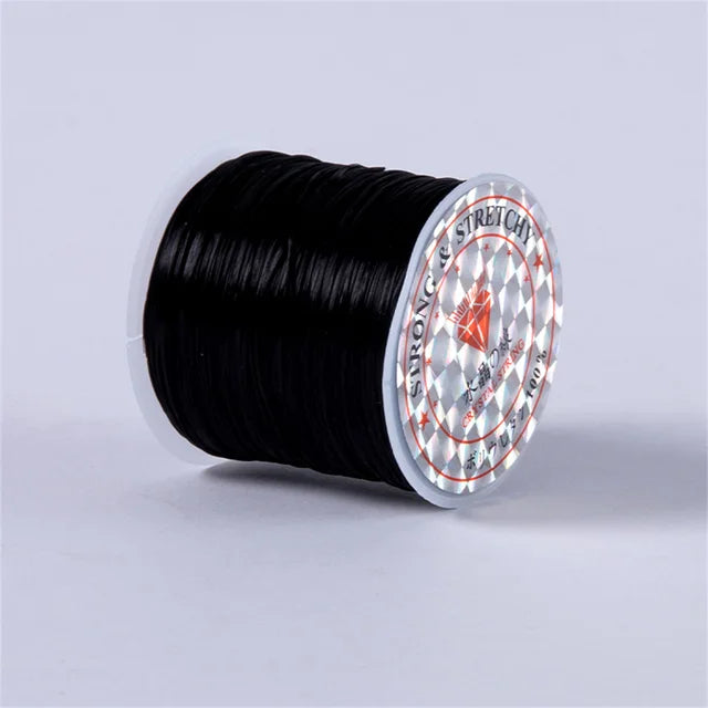 1Roll/lot Strong Elastic Crystal Beading Cord for Bracelets Necklace Stretch Thread Cords Line String DIY Jewelry Making