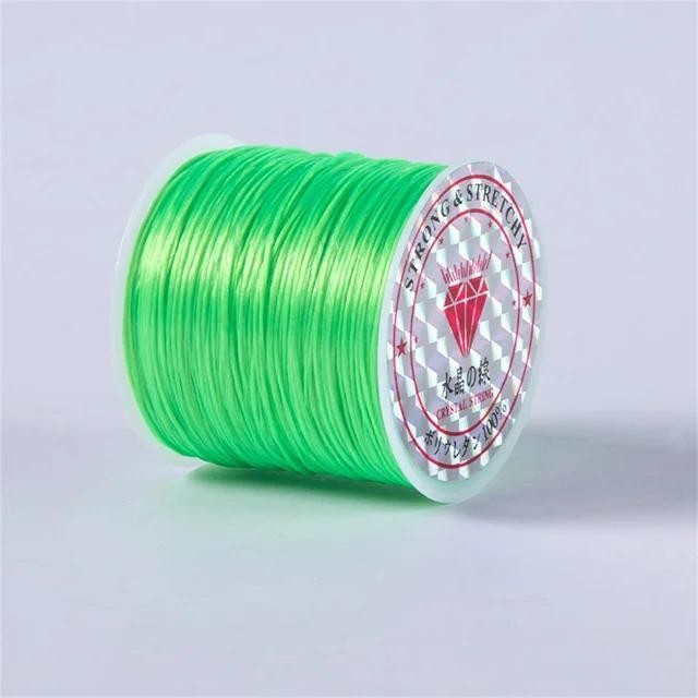 1Roll/lot Strong Elastic Crystal Beading Cord for Bracelets Necklace Stretch Thread Cords Line String DIY Jewelry Making