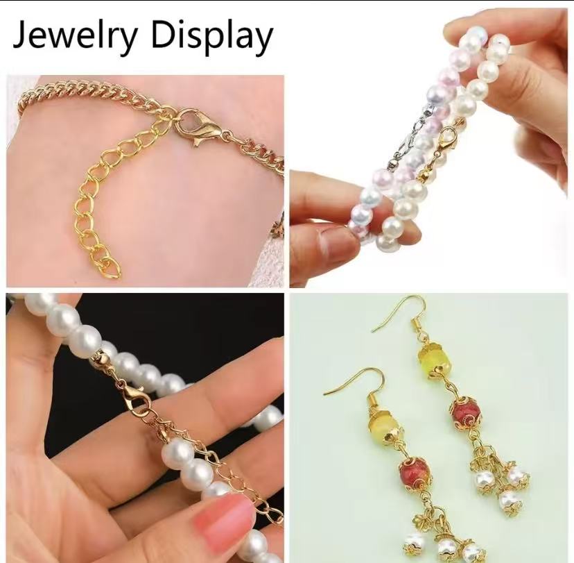 Huge Jewelry Findings Kit 1260PCS DIY Earring & Bracelet Making Supplies