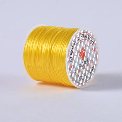 1Roll/lot 60m Strong Elastic Crystal Beading Cord for Bracelets Necklace Stretch Thread Cords Line String DIY Jewelry Making