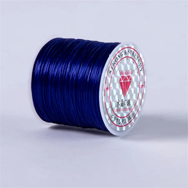 1Roll/lot 60m Strong Elastic Crystal Beading Cord for Bracelets Necklace Stretch Thread Cords Line String DIY Jewelry Making