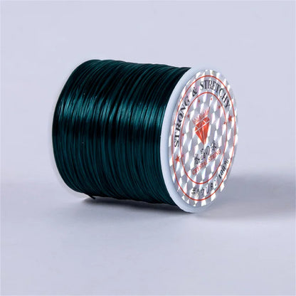 1Roll/lot 60m Strong Elastic Crystal Beading Cord for Bracelets Necklace Stretch Thread Cords Line String DIY Jewelry Making